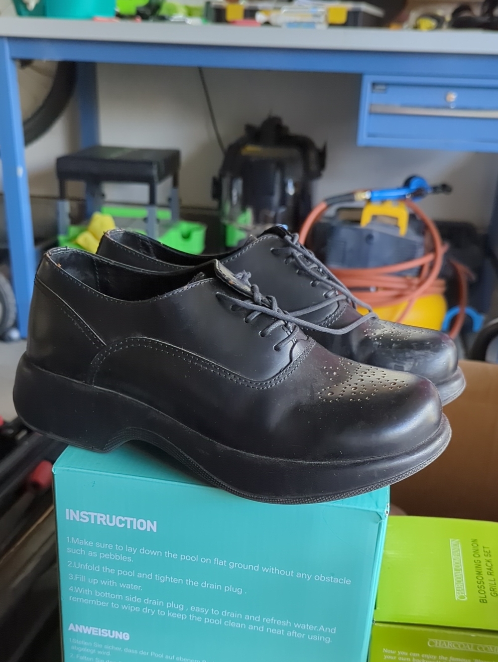 Women's Black Lace-Up Dansko Dress Shoes